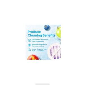 NEW/SEALED AquaPure Fruit & Vegetable Washing Machine for Clean Healthy Produce